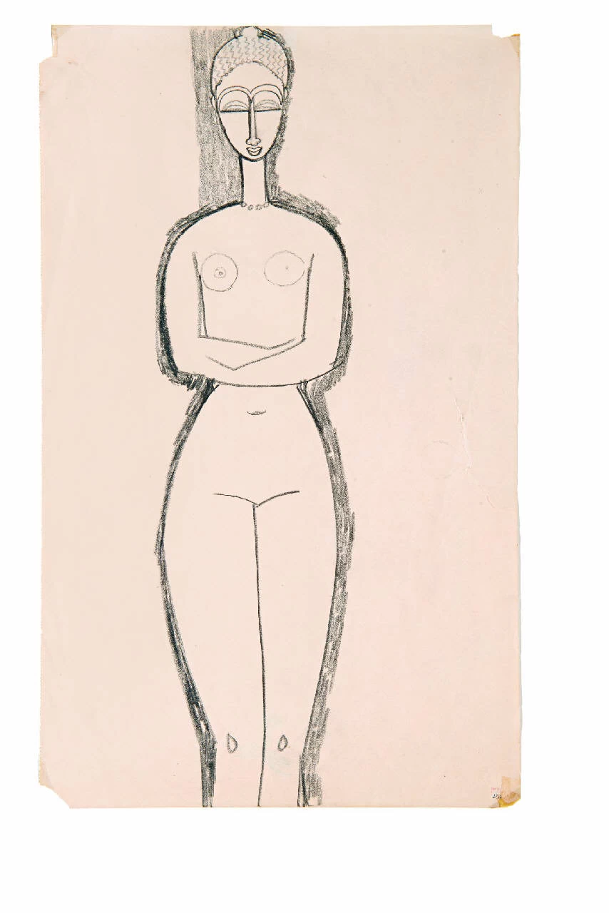 Amedeo Modigliani - 274, Nu de femme debout, Villa Necchi Campiglio, Milano
